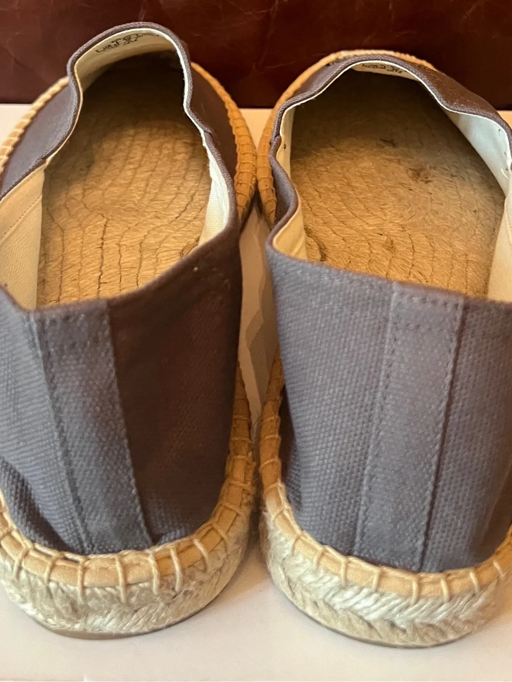 Soludos Mens Original Espadrille Embroidery Beer Ceniza Gray Sz 11 New